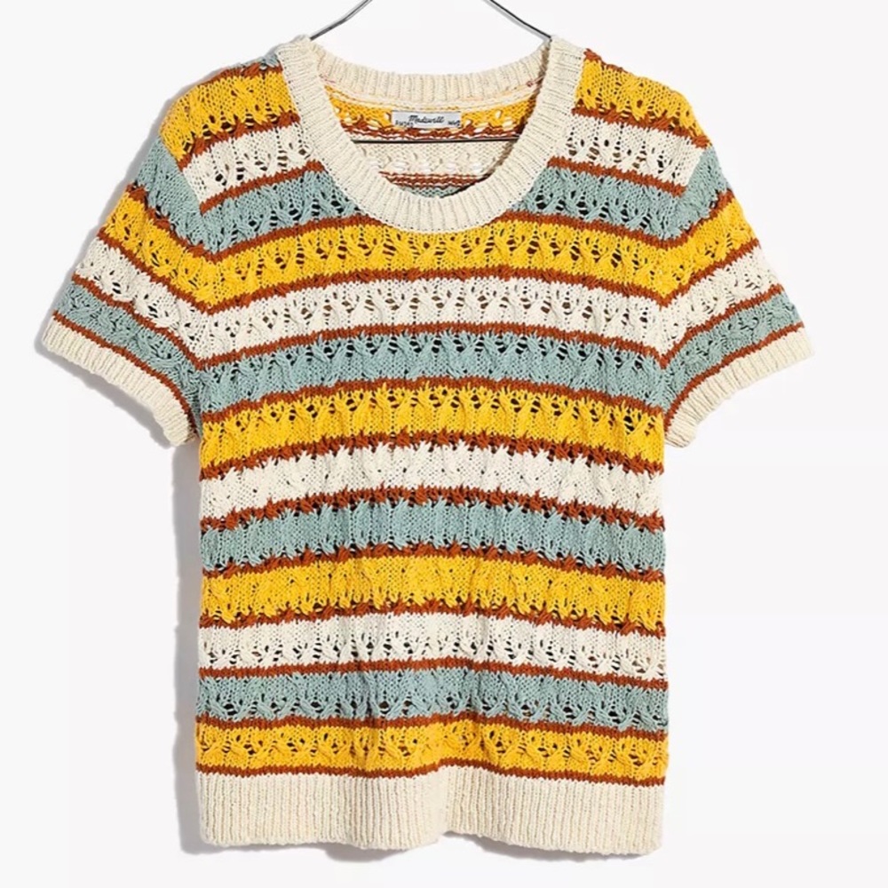 Madewell Carrington Sweater Tee in “Stripe”